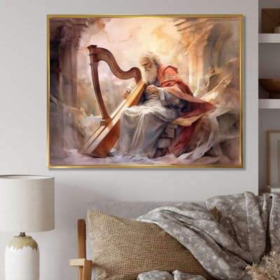 «Watercolor David Psalm» sur toile