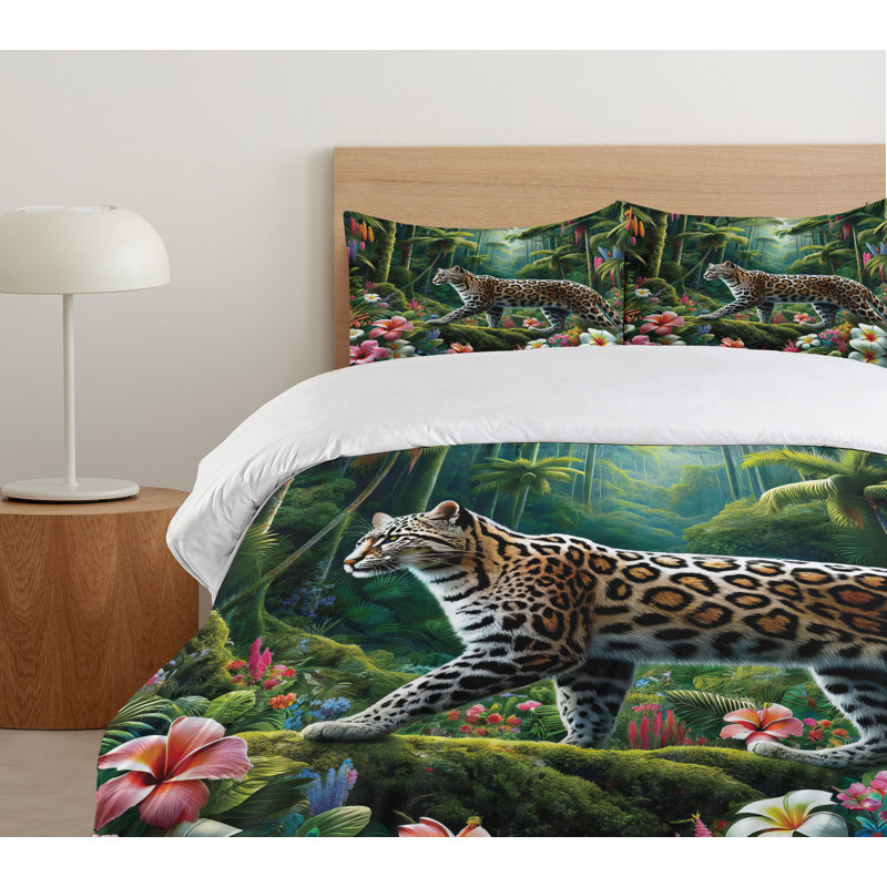 Cat Duvet Cover, King Duvet Cover + 2 Standard Shams