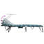 Folding Sun Lounger Folding Oxford Outdoor Recliner Adjustable Patio