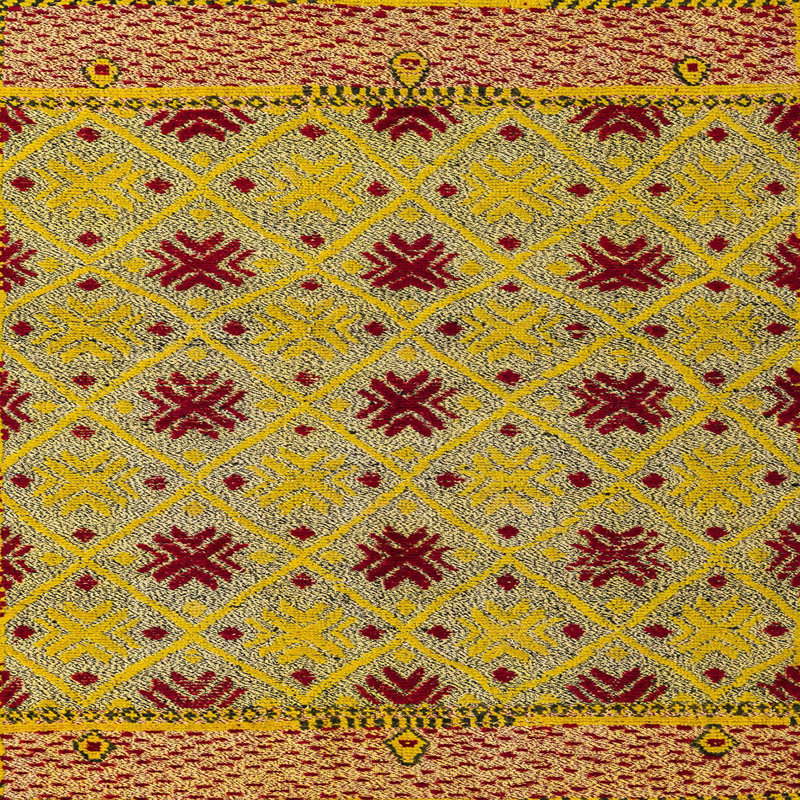 Abstract Indoor Rug, Square 5'