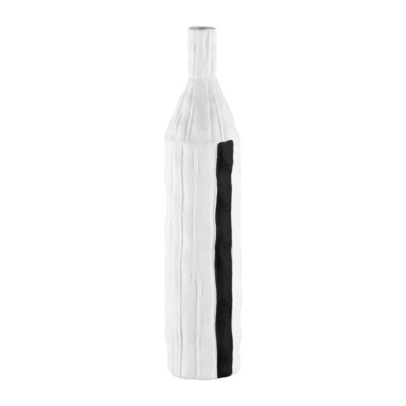 Carter Vase - Striped Black