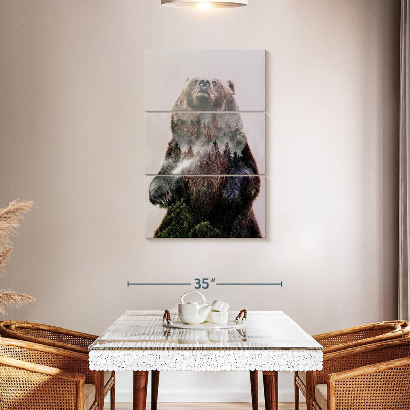 Brampt Forest Pines Bear, 45" H x 28" W