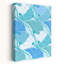 Impression florale sereine à motif floral abstrait moderne-133616410