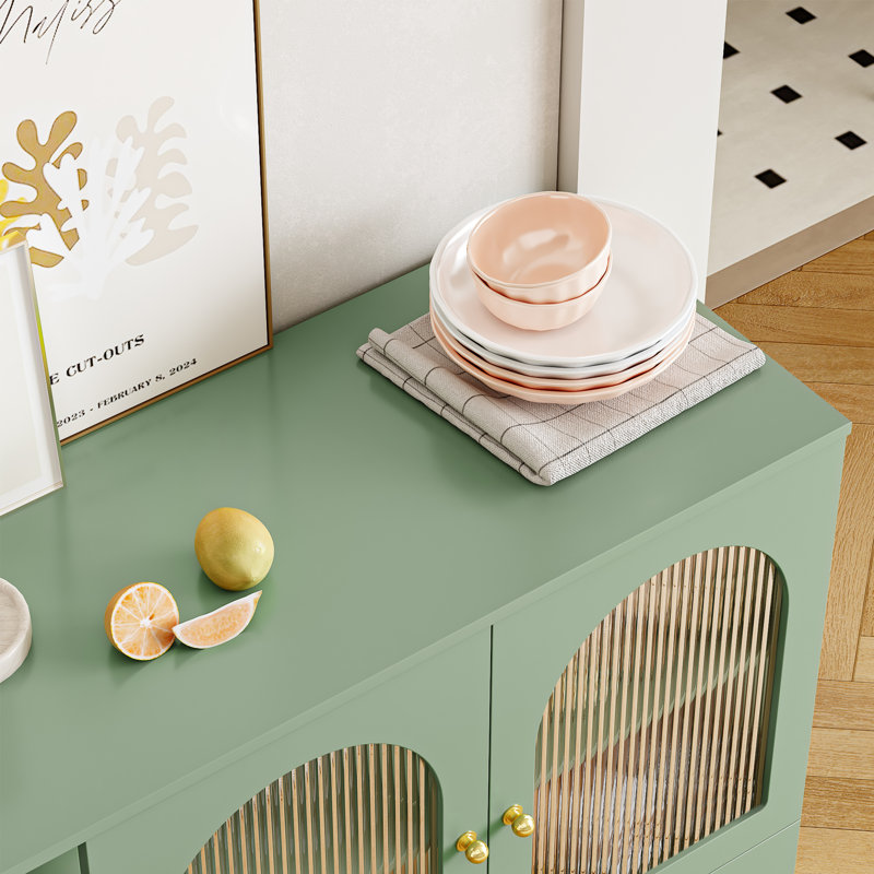 Abrego 47.2'' Sideboard - 2 Drawers, Wine Racks