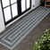 Argo Classic Nautical Mitre Stripe Reversible Machine-Washable Navy/Cream Indoor/Outdoor Rug
