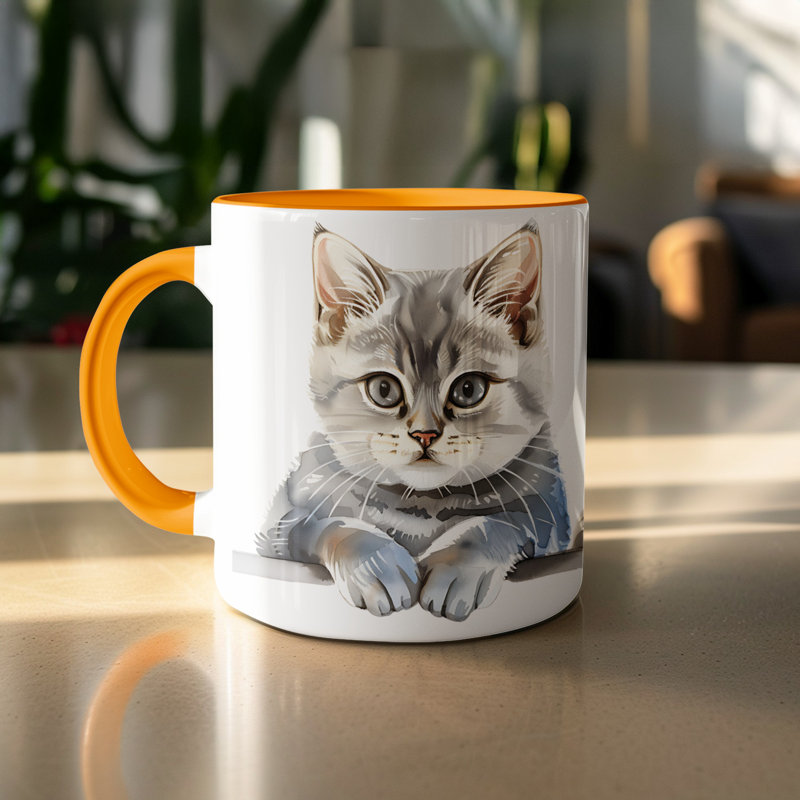 Mug, 2, Orange