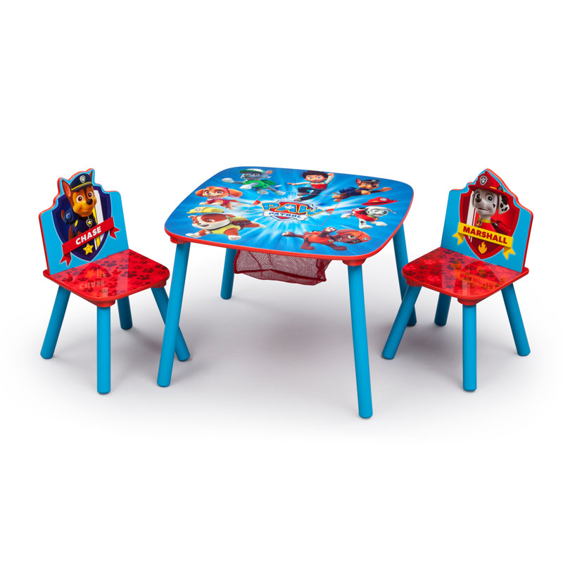Nick Jr. PAW Patrol Kids 3 Piece Table and Chair Set