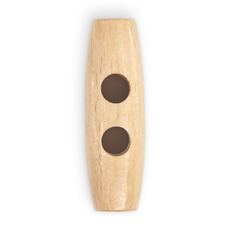 Bouton à bascule en bois durable Dritz, 41 mm, naturel, 3 boutons