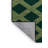 Machine Washable Checkered Green Area Rug
