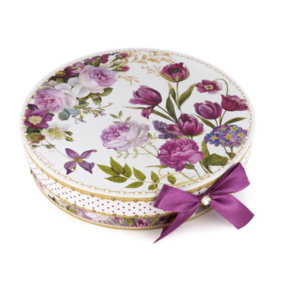 Cake Plate Tulip In Gift Box