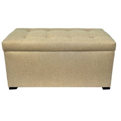 Hadassah Polyester Upholstered Storage Bench