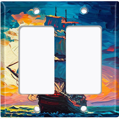 2 - Gang Rocker Standard Wall Plate