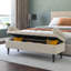 Ethelsville Upholstered Flip Top Storage Bench with Side Arms-1419316878