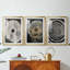 ABSTRACT Series CLVII - Impression encadrée sur mesure de qualité supérieure - 3 pièces-1664453115-1664453114