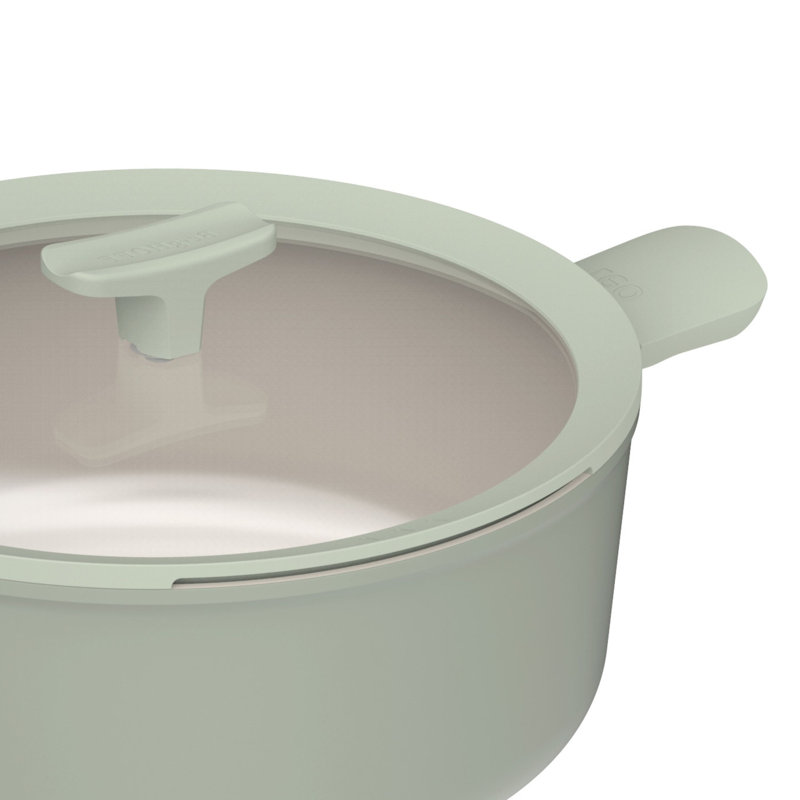 Marmite en céramique antiadhésive BergHOFF Balance, 6,5 pte, Vert