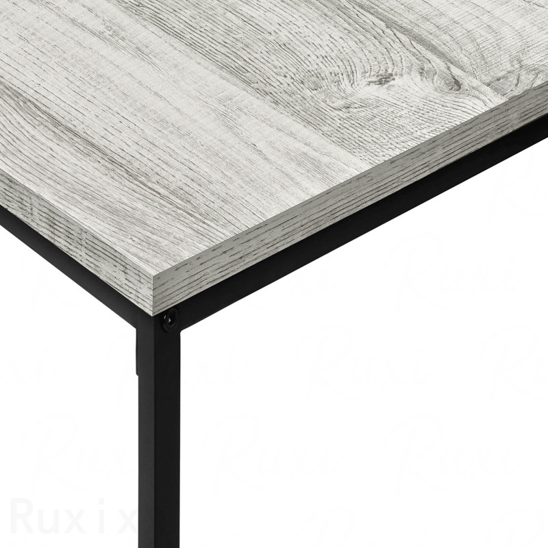 Ensemble de tables basses 3 pièces Contemporary Modern, Gris