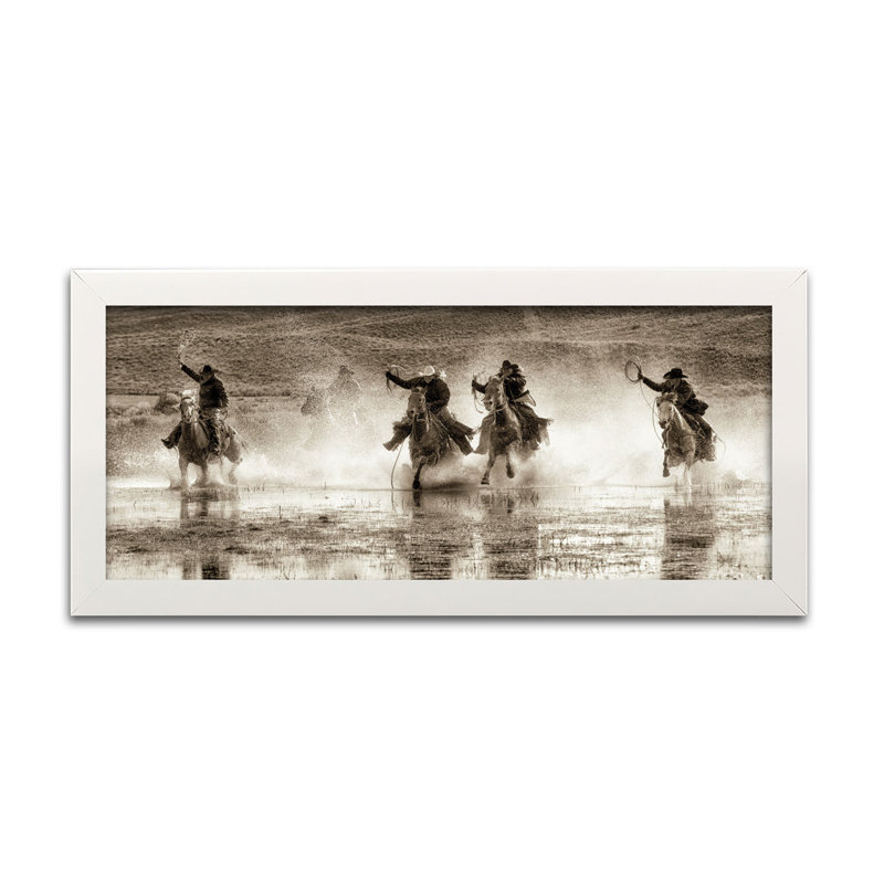 « splash danse ii », reproduction de photo, Papier avec cadre blanc, H 6 po x l 18 po x P 0,75 po
