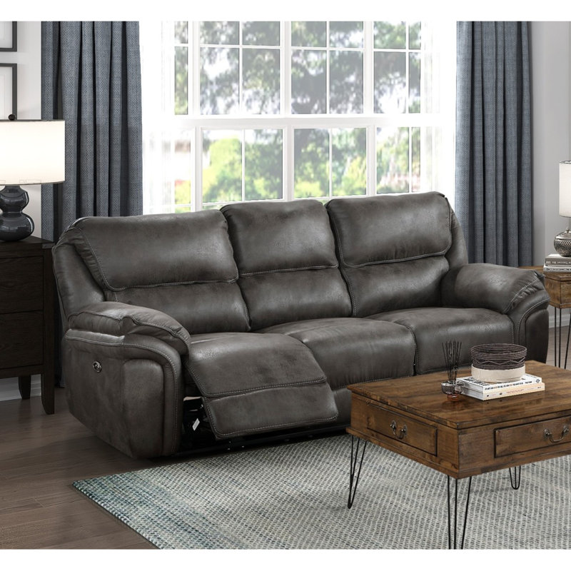 Canapé inclinable électrique moderne, Gris