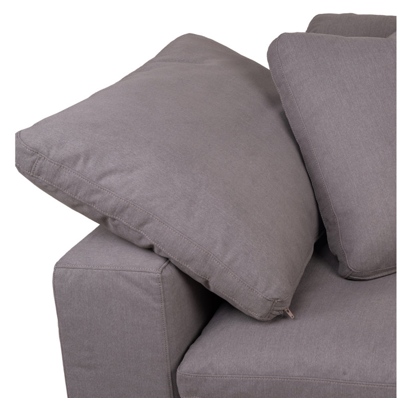 Fauteuil d'angle Tila Livesmart, Performance gris clair