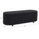 Delray Upholstered Flip Top Storage Bench