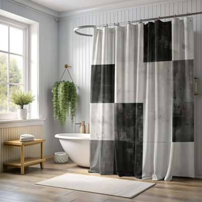 Worn Patterns - Premium Shower Curtain