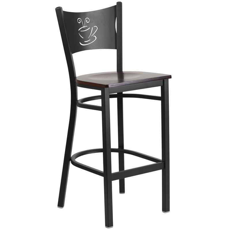 Tabouret de bar Fairmont, Cerise, Naturel, 1