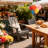 Weather-resistant Foldable Outdoor Adirondack Chair