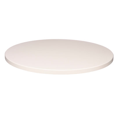 Round Outdoor Powdercoated Wood Table Top