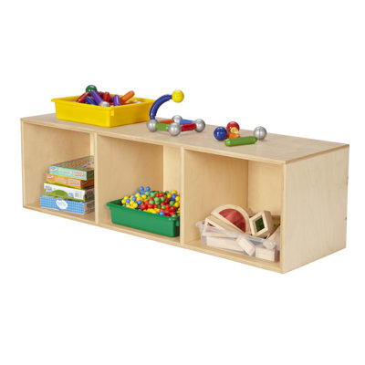 3 Compartment Birch Plywood Cubby