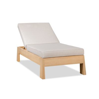 Blakely Eucalyptus Outdoor Chaise Lounge