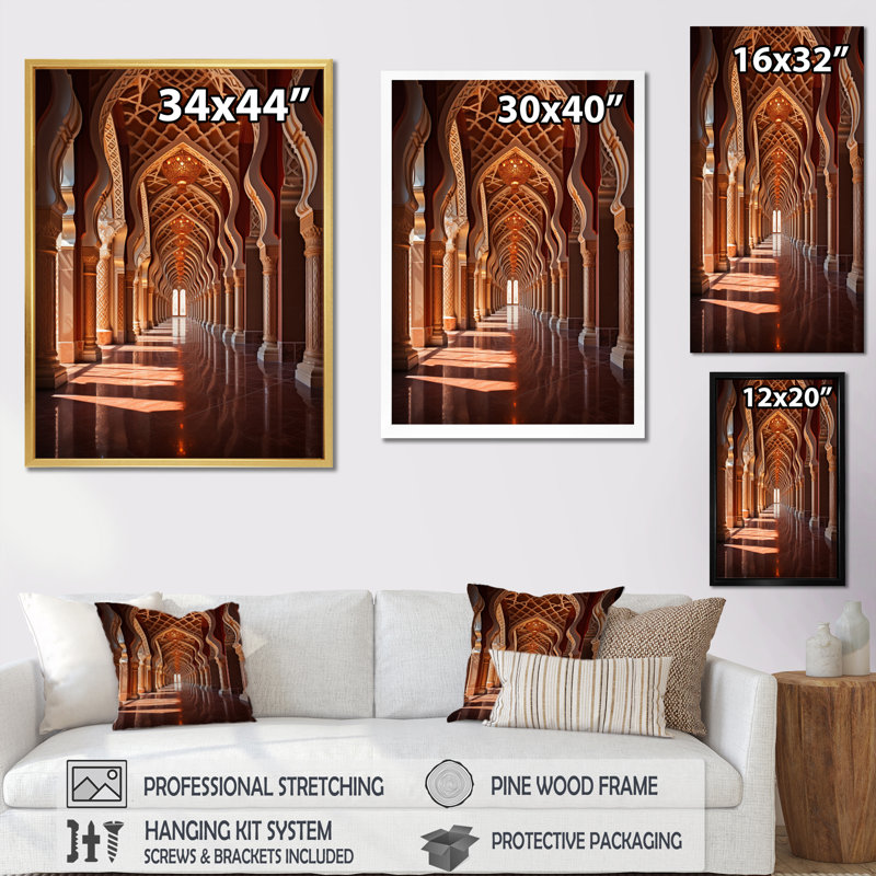 Kirtcho l'Islam Art the Inner I - impression, H 32 po x l 16 po x P 1 po, Toile tendue