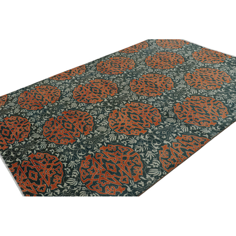 One-of-a-Kind 6'7”x9'3” Hand Knotted Area Rug