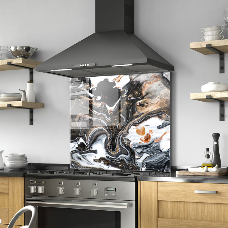Elegant Decorative Tempered Glass Painting, 23.6 x 23.6 inches | 100% Tempered Glass, Thickness: 0.16 inches | Perfect for Home Decor, Living Room & Office | Modern Art Piece, Durable & Stylish