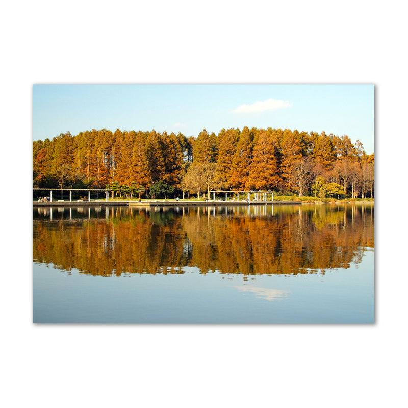 Forest By The Lake - Wrapped Canvas Print