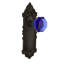 Victorian Plate with Waldorf Cobalt Door Knob-2098879235-2098879262