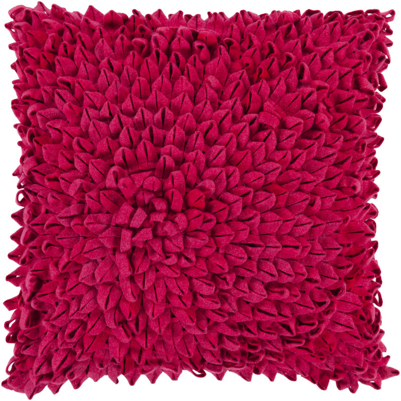 Coussin décoratif , Anthracite, H 22 po x l 22 po x P 4 po, Duvet