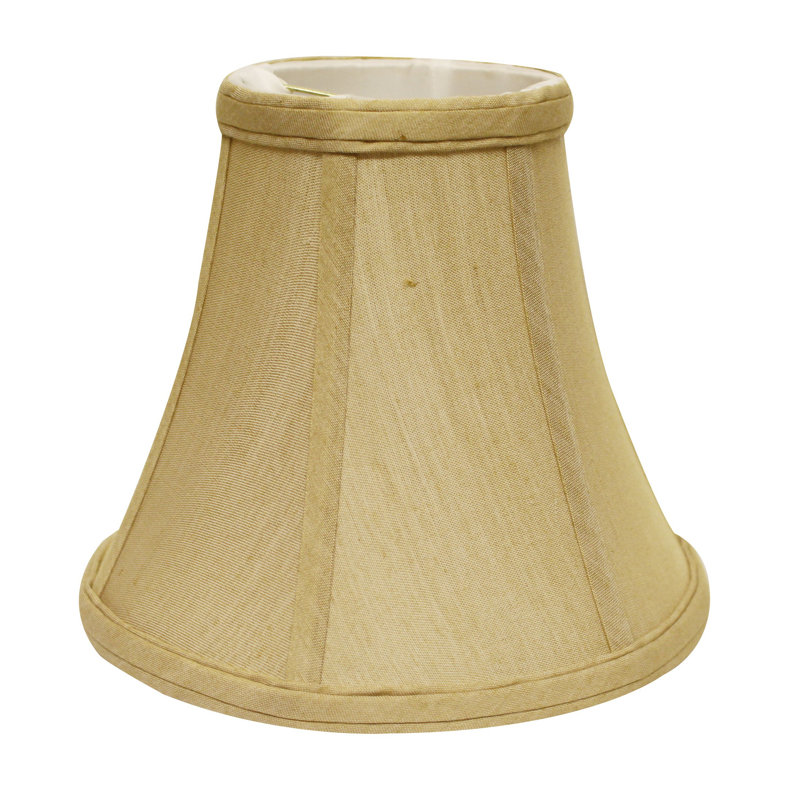 Abat-jour cloche de qualité supérieure, H 7 po x l 8 po x P 8 po, Brun clair