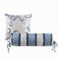 Ensemble de couvre-lit traditionnel de 5 pièces en coton brodé de jacquard bleu marine, taille Queen-136111562-136111558