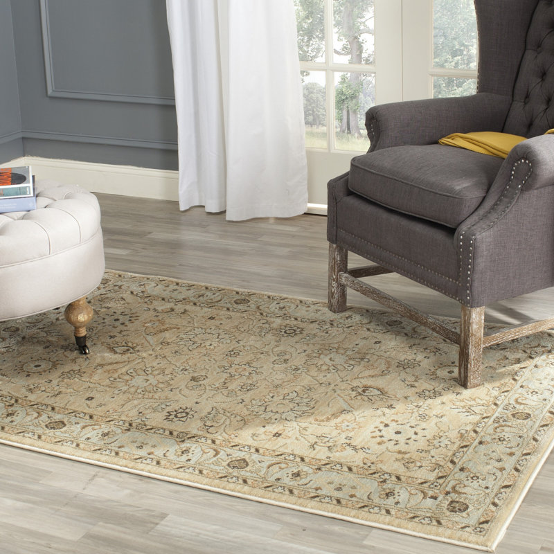 Tapis ivoire / gris Lavelle, Tapis de couloir 2 pi x 8 pi