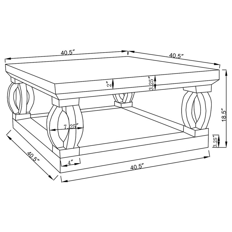 Table basse Abbate