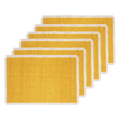 Fringed Placemat Set of 6