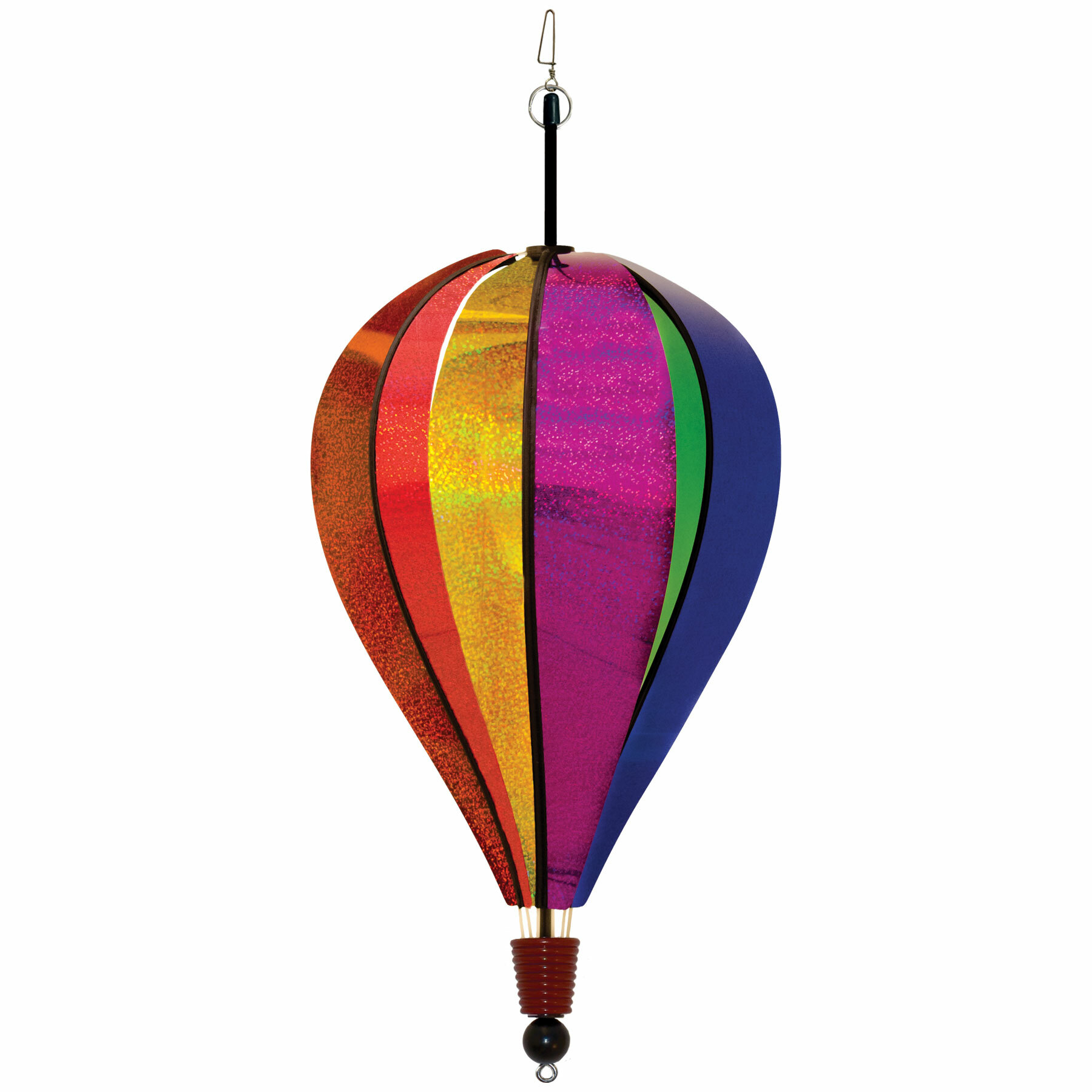 Rainbow Hot Air Balloon Outdoor Hanging Solar LED Lantern