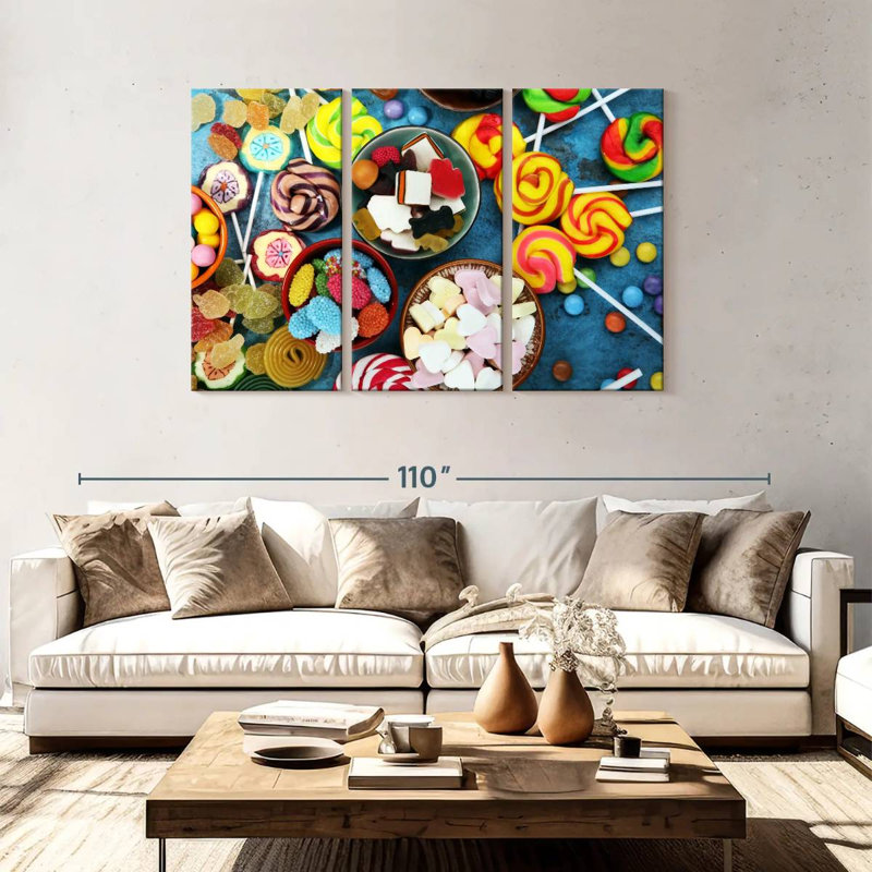 Candy Party, 48" H x 74" W