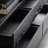 Light luxury black bookcase