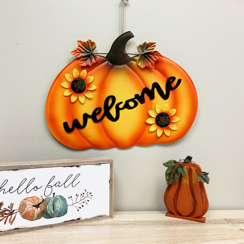 Metal Thanksgiving Decoration