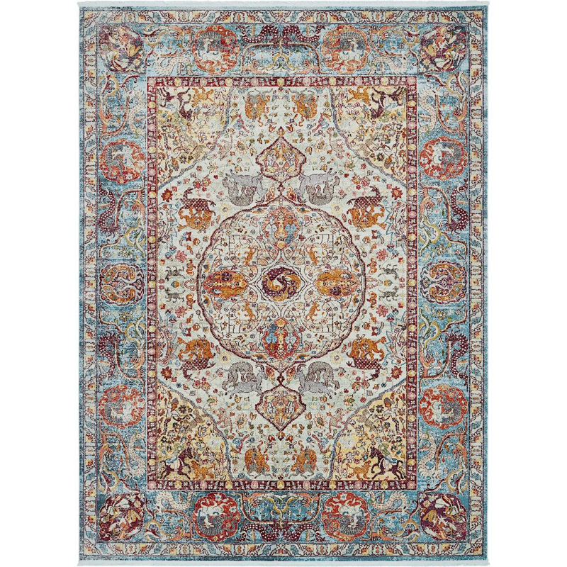 Tapis ivoire Mulvihill, Rectangle 4 pi 3 po x 6 pi