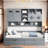 All-in-one Wooden Daybed With 2 Drawers, Cabinets And Shelves-658841840-658841841