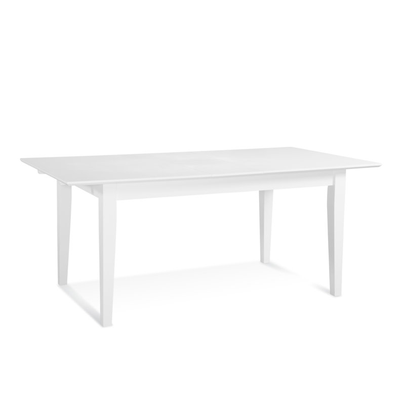 Hues Solid Wood Dining Table, Willow
