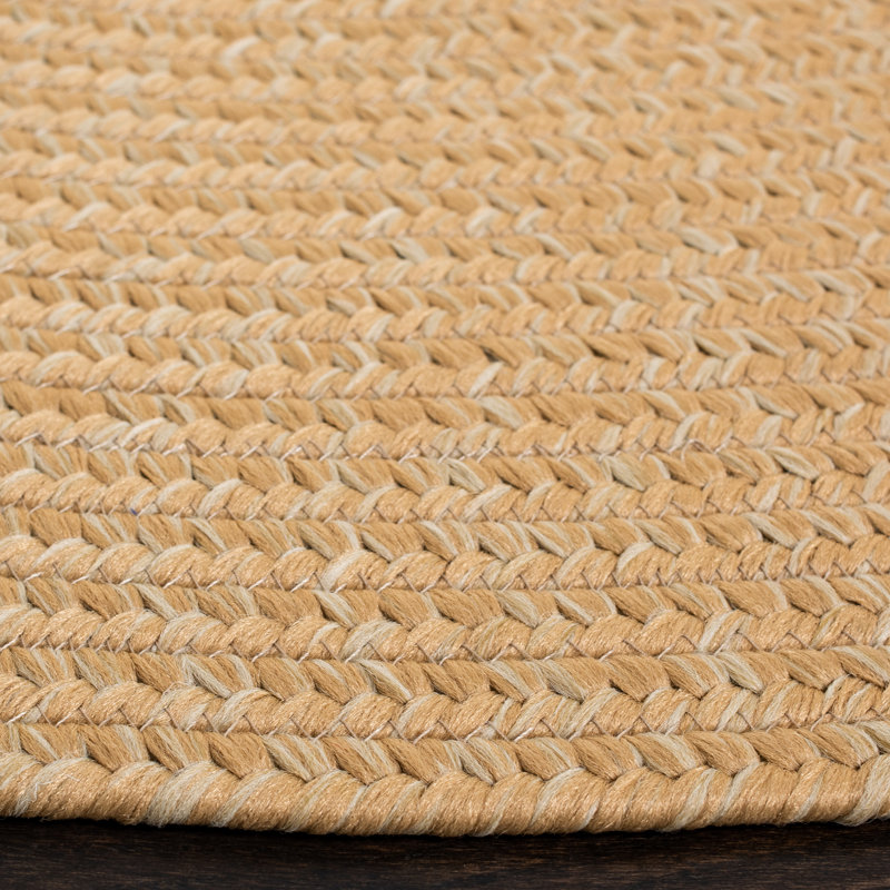 Tapis d'intérieur / extérieur tissé à la main tressé à la main, Ovale 5 pi x 8 pi
