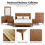 Ensemble de chambre avec lit plateforme 3 pièces Nevio-131521336-124434973